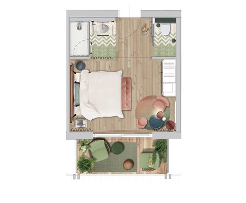 Preview Rooftop Small & Cosy Room