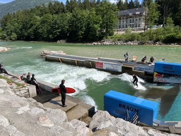 The Riverwave in Ebensee
